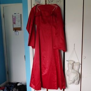 Red prom dress